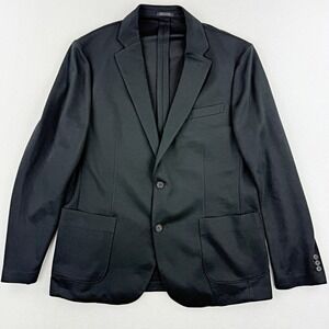 14TH & UNION Mens Unstructured Blazer Jacket Size L Black NWT